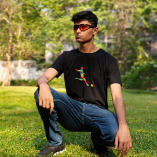 Calyz Footballer Black T-shirt